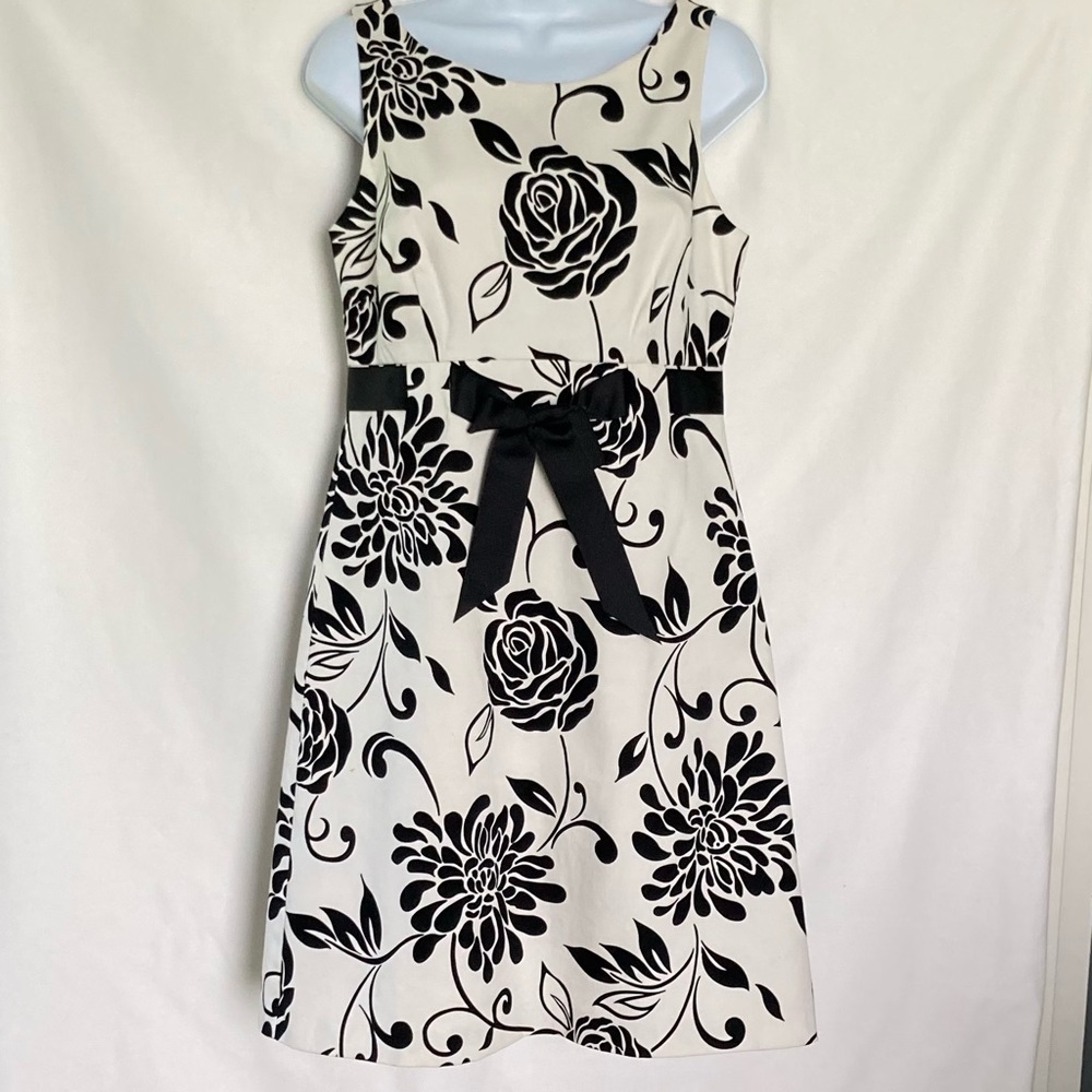 Jessica Howard Black & Off White Dress